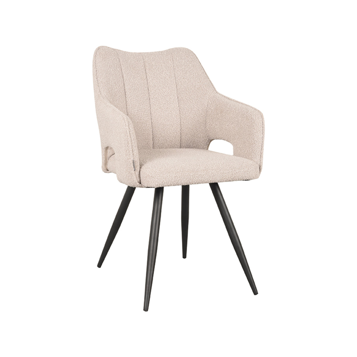 LABEL51 Dining room chair Noud - Natural - Boucle