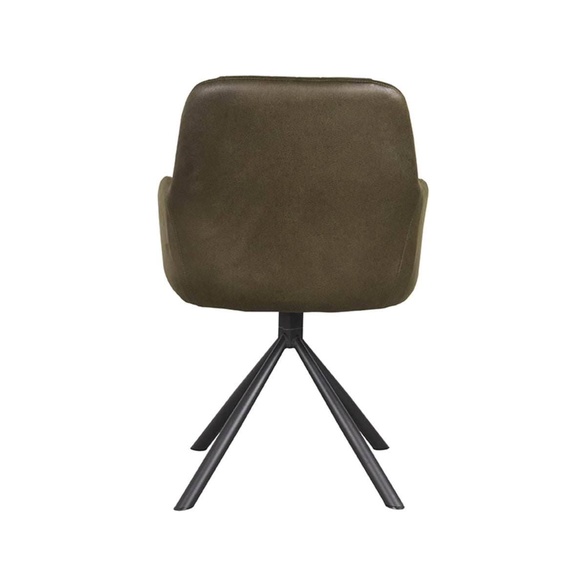 LABEL51 Novi dining room chair - Army green - Microfiber