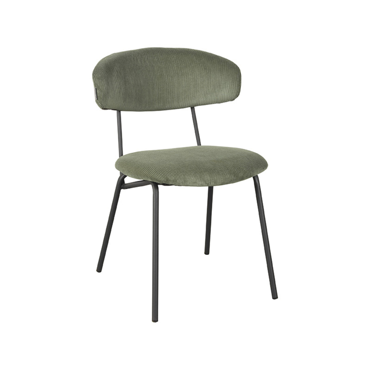 LABEL51 Dining room chair Zack - Forest - Ribcord | 2 pcs