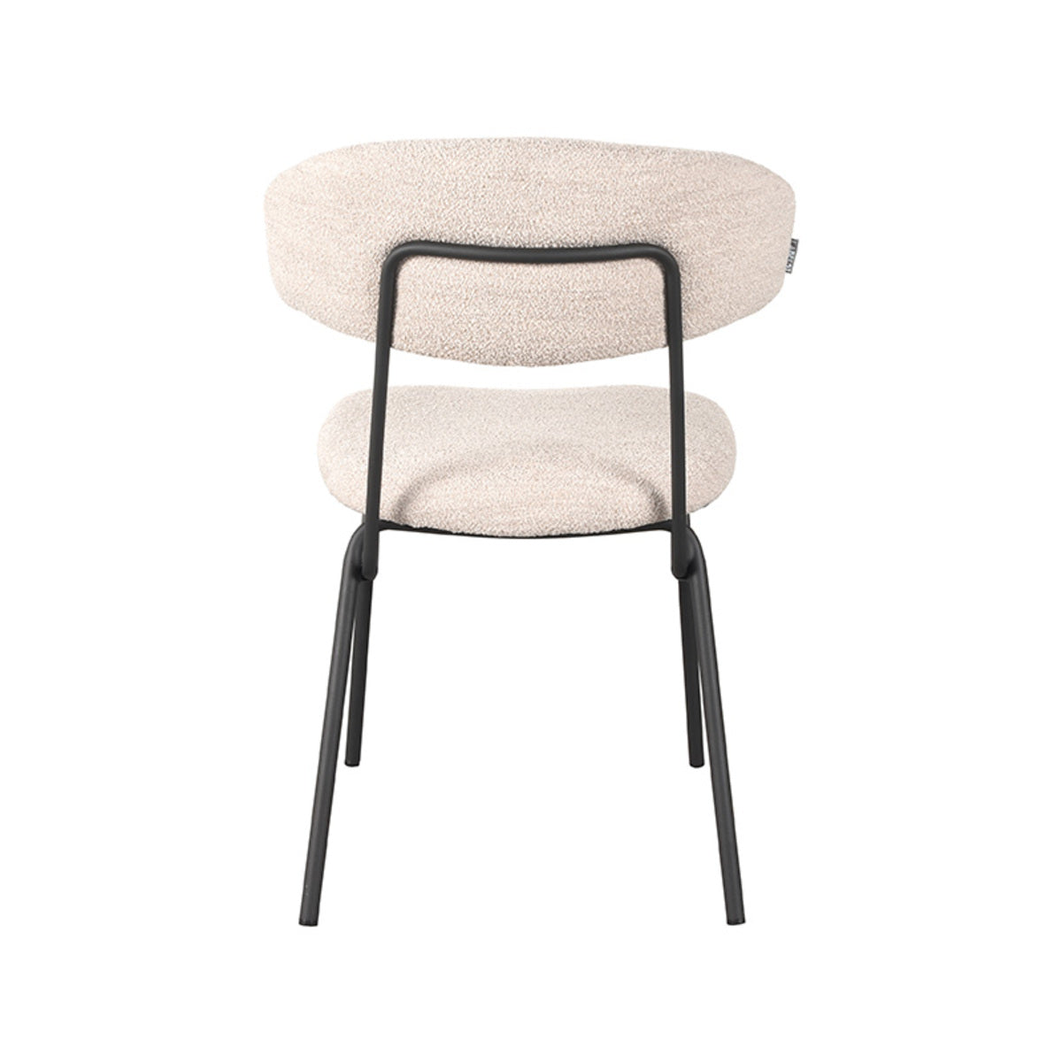 LABEL51 Dining room chair Zack - Natural - Boucle | 2 pcs