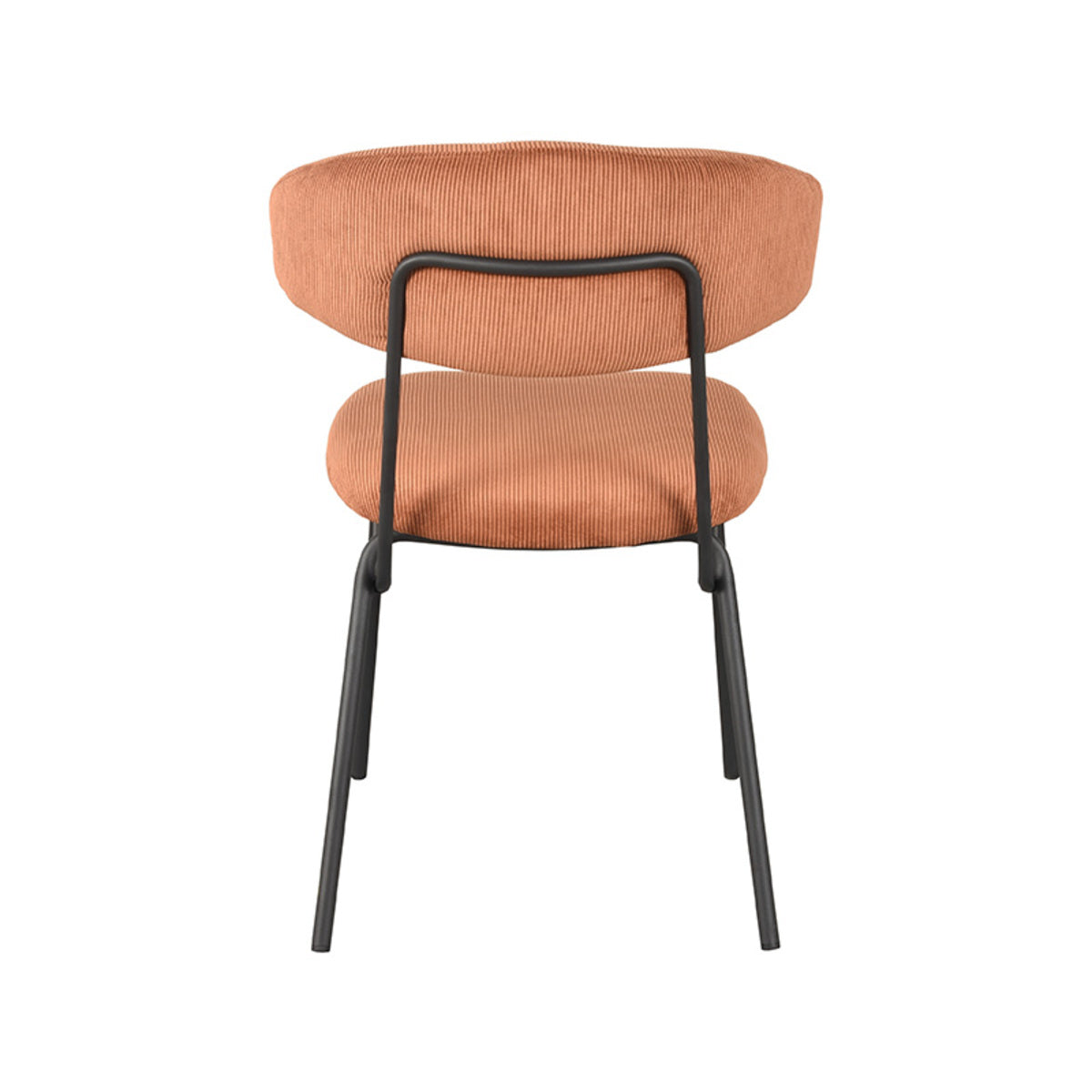 LABEL51 Dining room chair Zack - Rust - Ribcord | 2 pcs