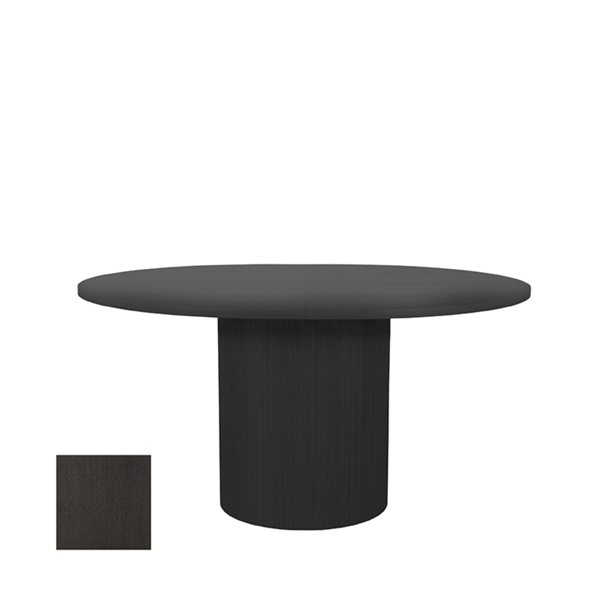 LABEL51 Dining room table Oliva - Black - Oak - 150-200 cm -