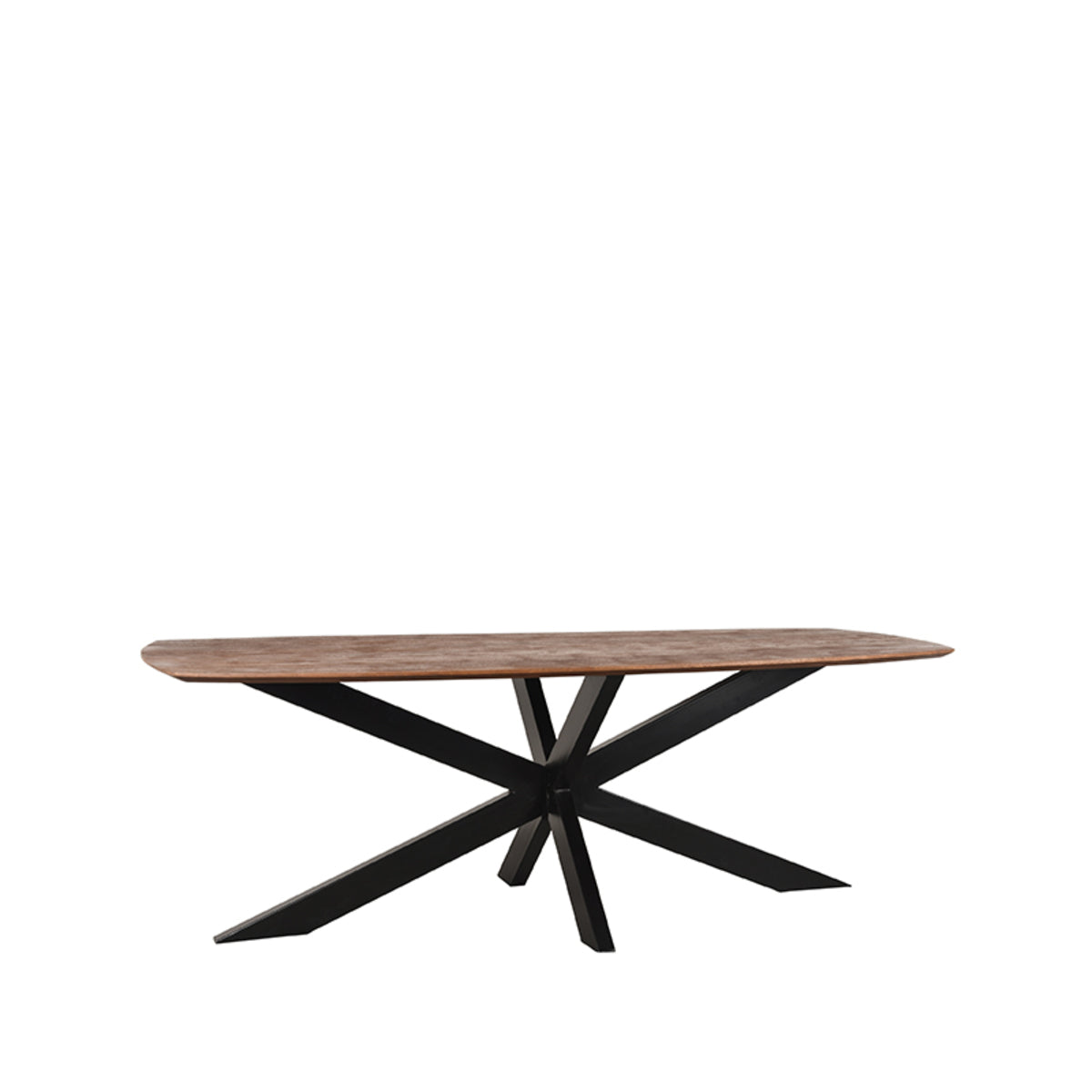 LABEL51 Dining room table Zane - Espresso - Mango wood