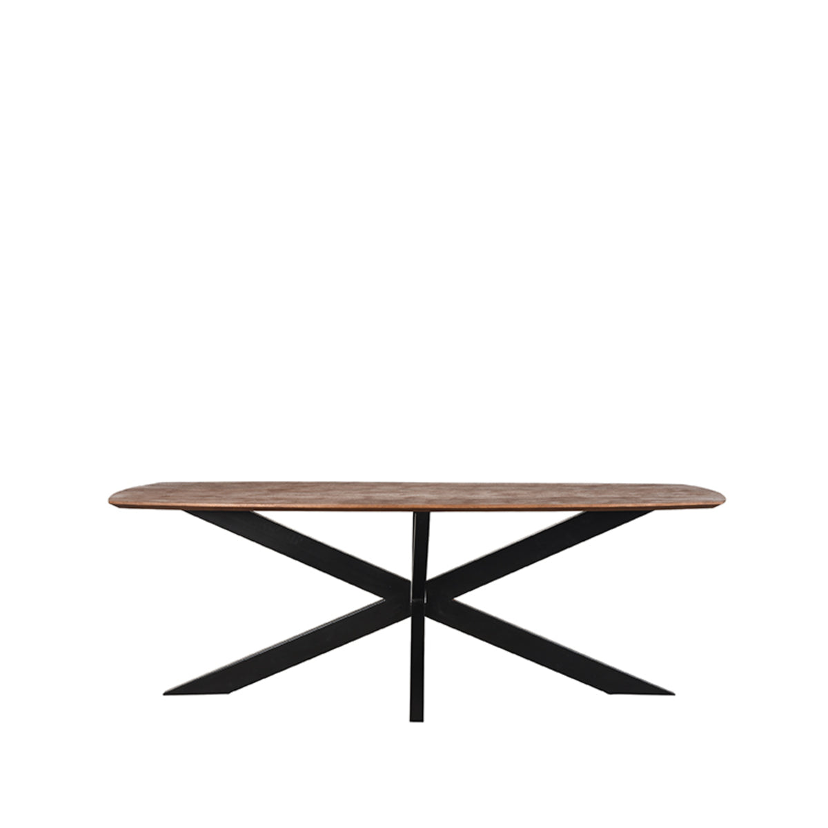 LABEL51 Dining room table Zane - Espresso - Mango wood