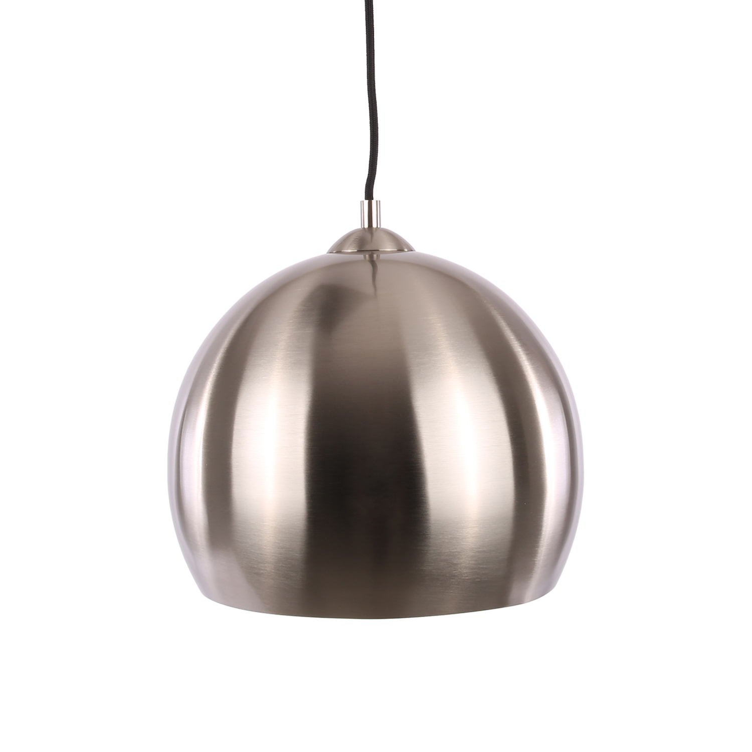 Hanglamp Axel Ball Modern 40 cm 1 Lichts Nickel Satin