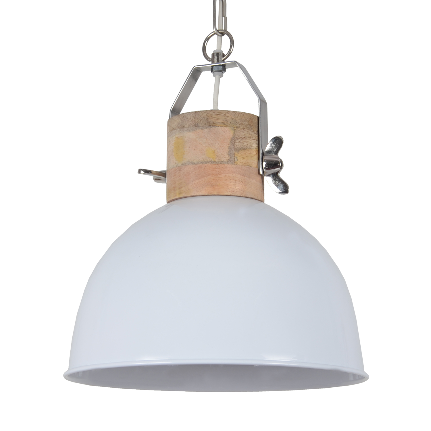 Hanglamp Fabriano 40 cm glans wit