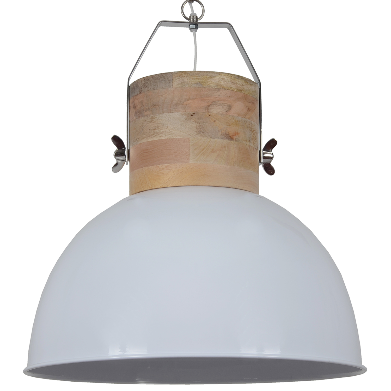 Hanglamp Fabriano 50 cm glans wit