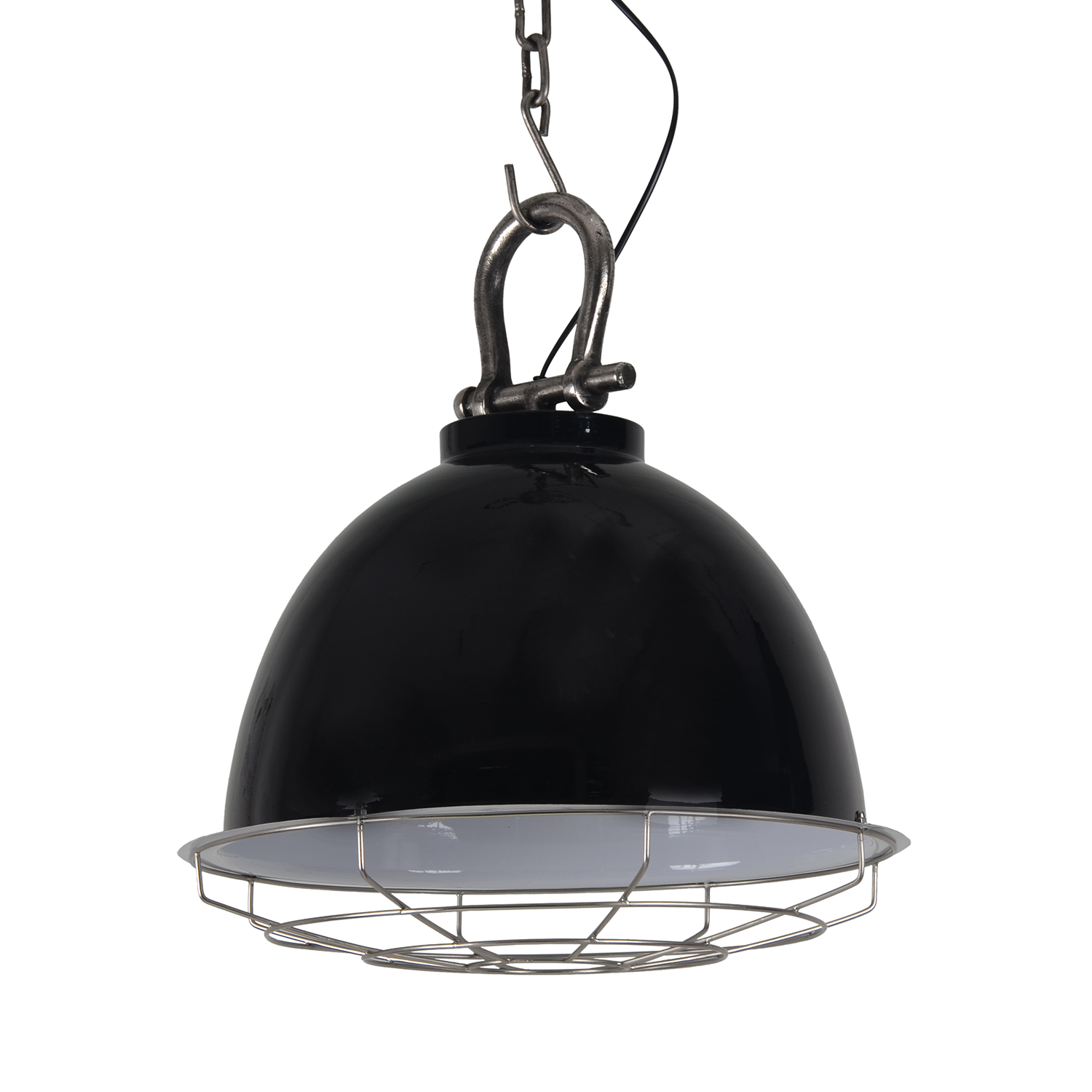 Hanglamp Figaro 35 cm glans zwart