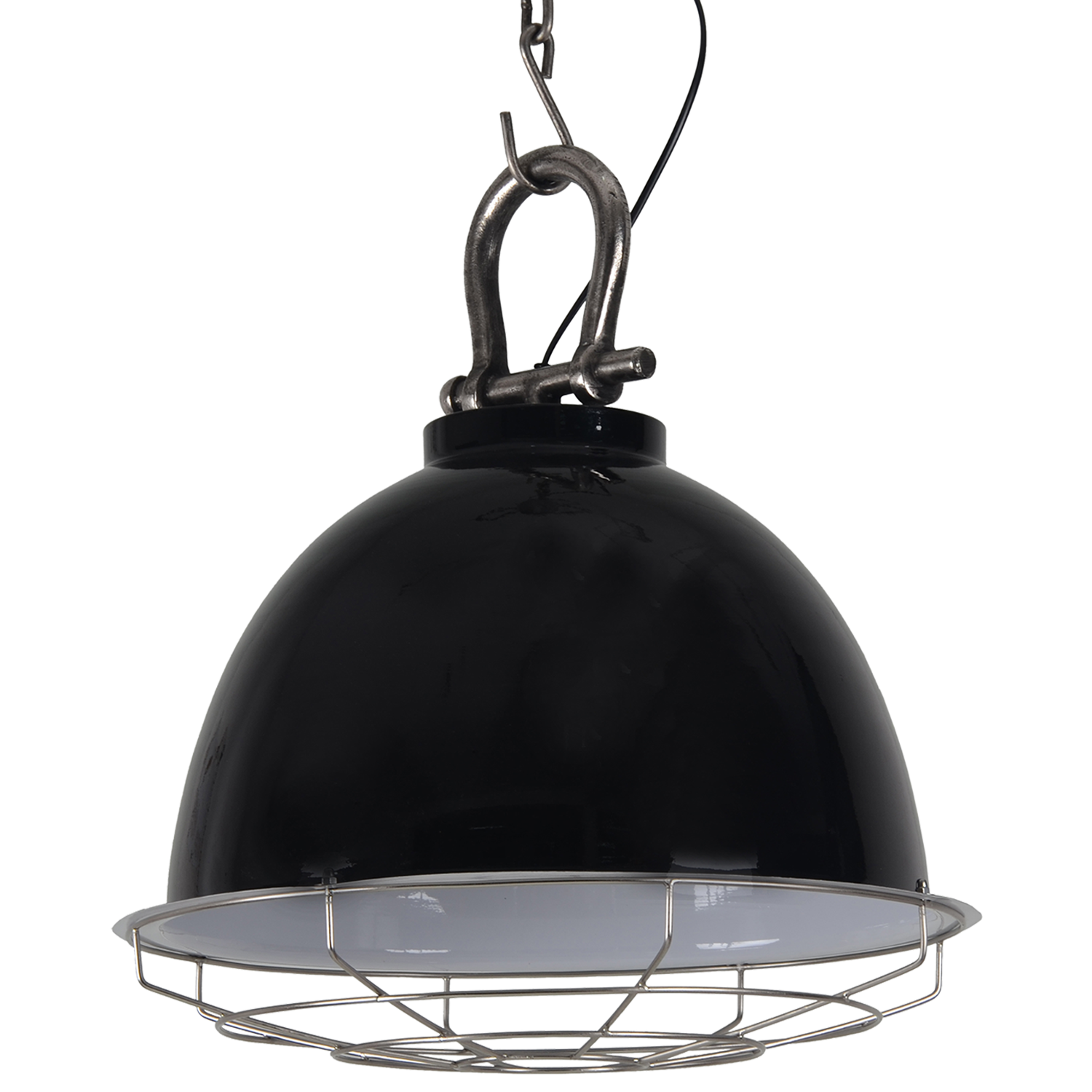 Hanglamp Figaro 56 cm glans zwart