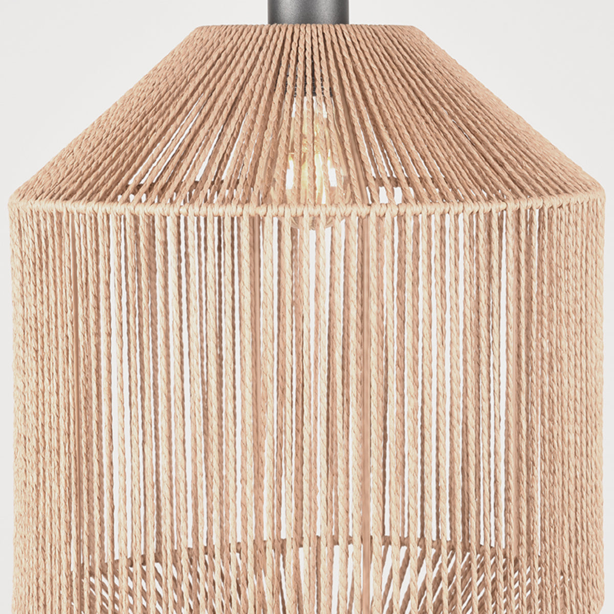 LABEL51 Hanging Lamp Ibiza - Natural - Jute - 1-Light Cylinder
