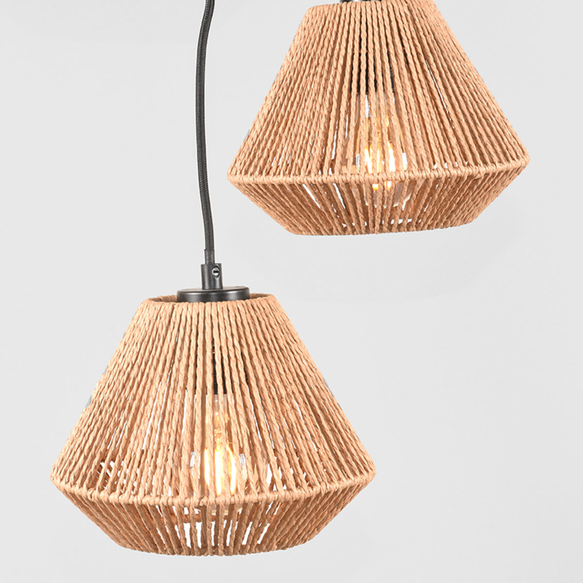 LABEL51 Hanging lamp Ibiza - Natural - Jute - 3-Light