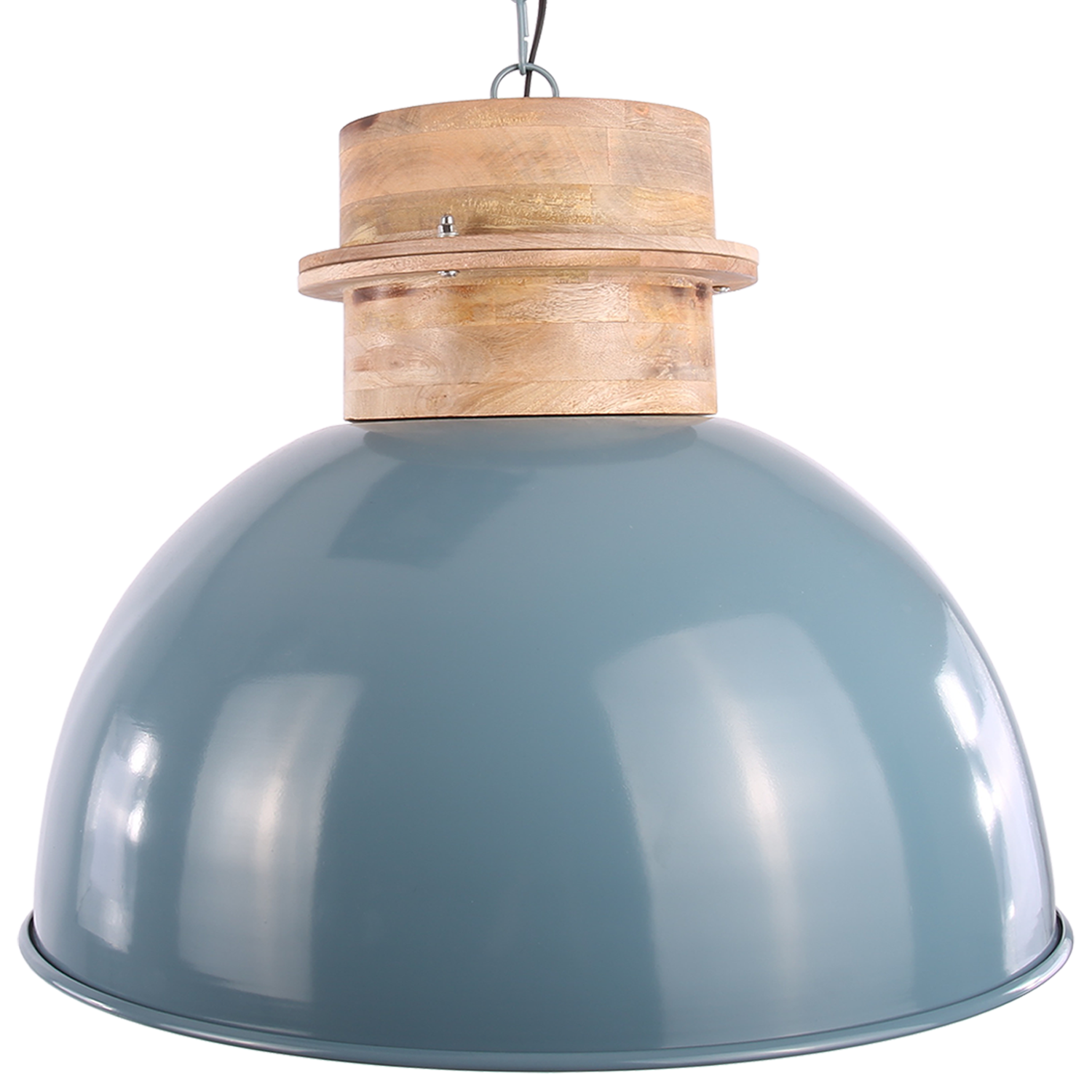 Hanglamp Legno 50 cm vintage blauw