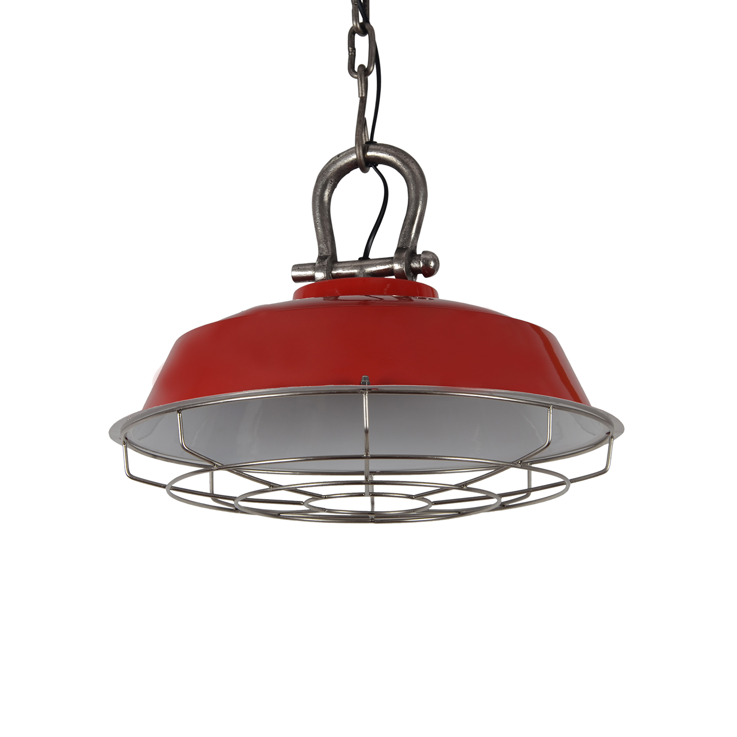 Hanglamp Milan 36 cm glans rood
