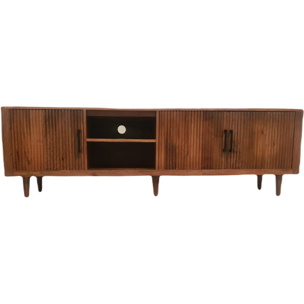 Vitoria TV cabinet mango wood natural 200 cm