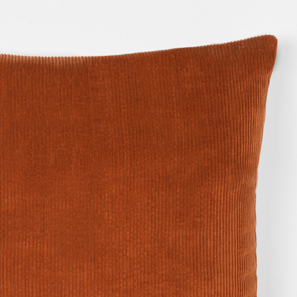 LABEL51 Decorative cushion Rib - Rust - Cotton
