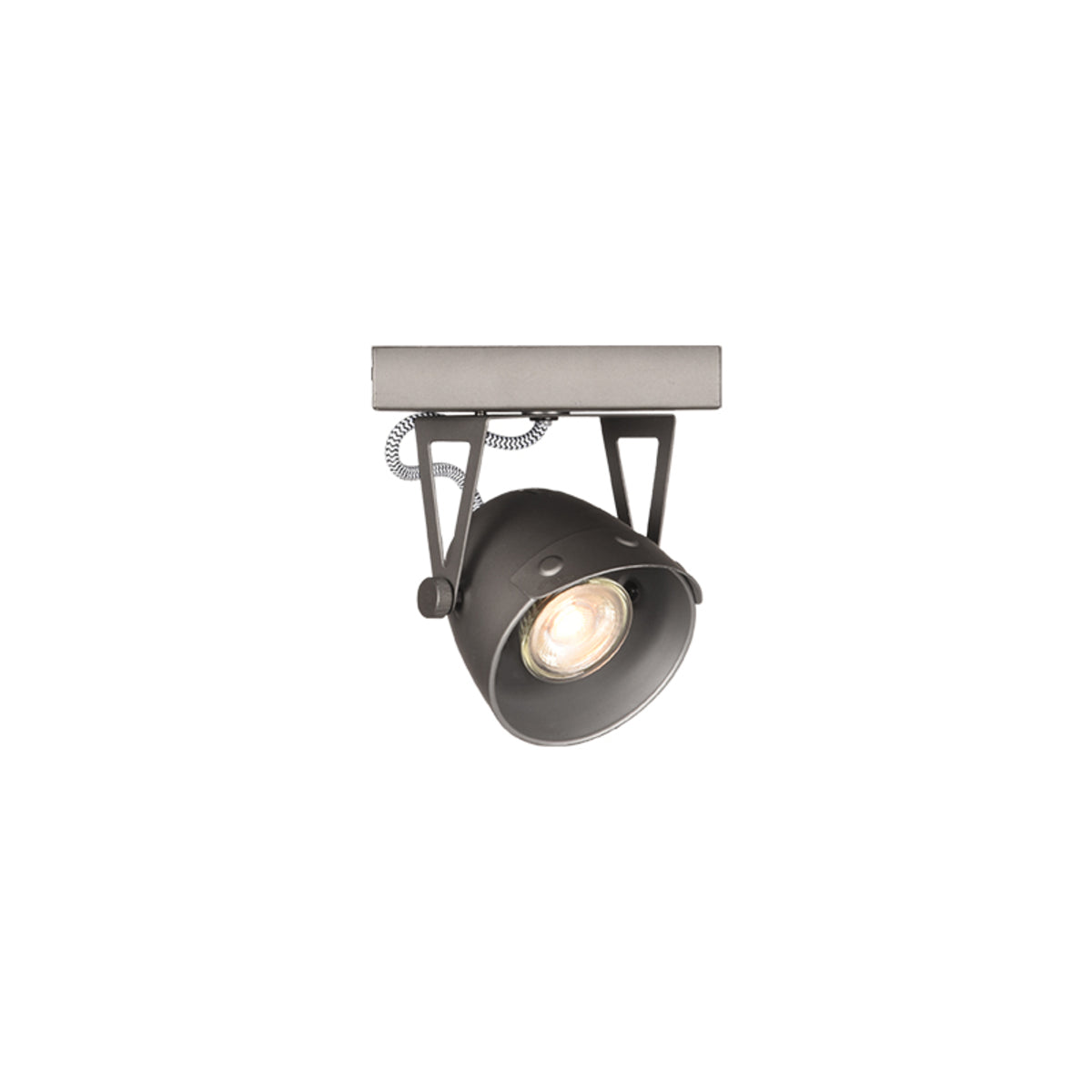 LABEL51 Spot Cap LED - Gray - Metal - 1 Light