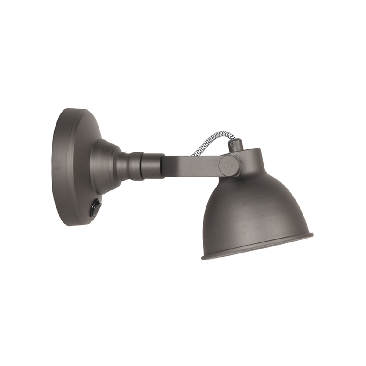 LABEL51 Wall lamp Bow - Gray - Metal - M