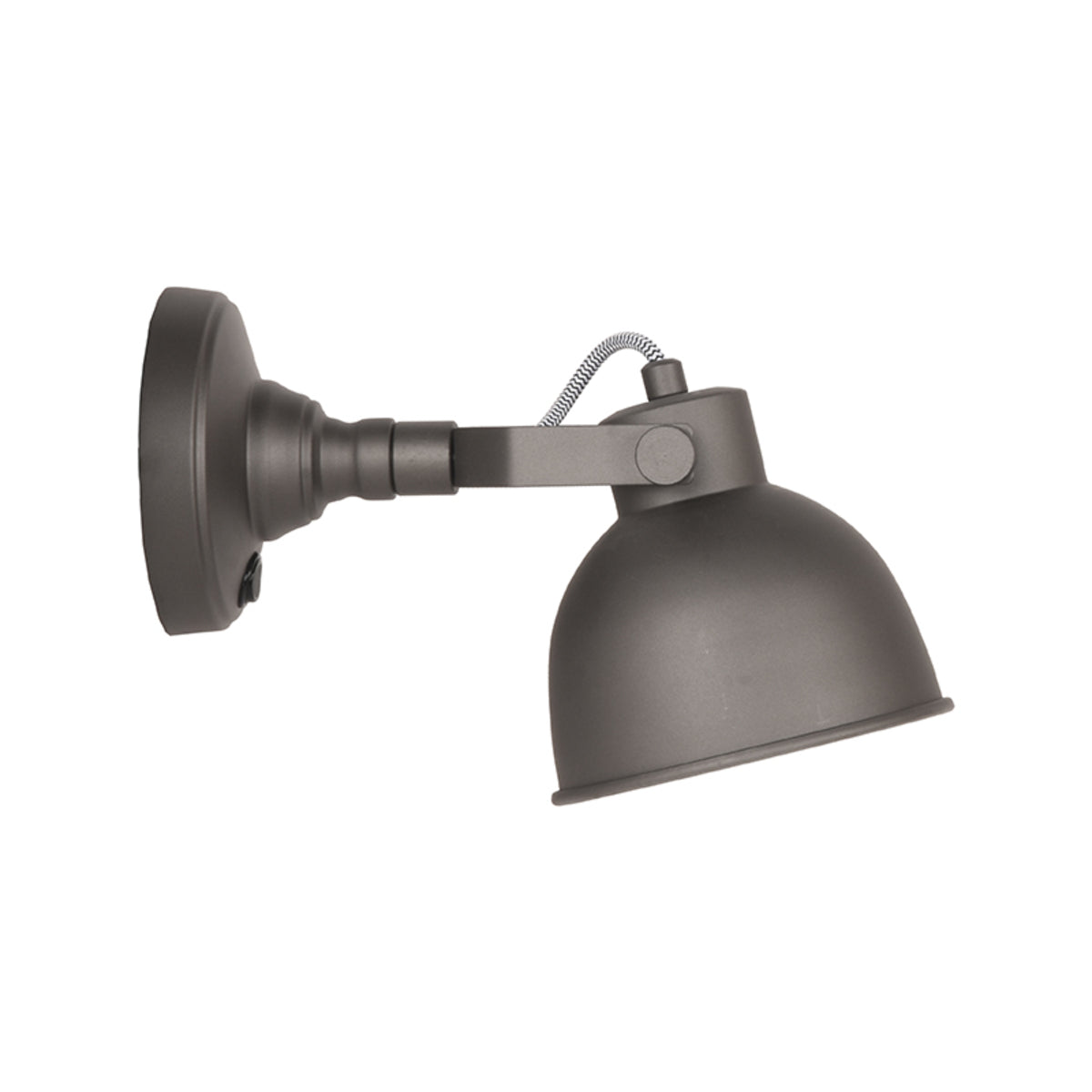 LABEL51 Wall lamp Bow - Gray - Metal - L