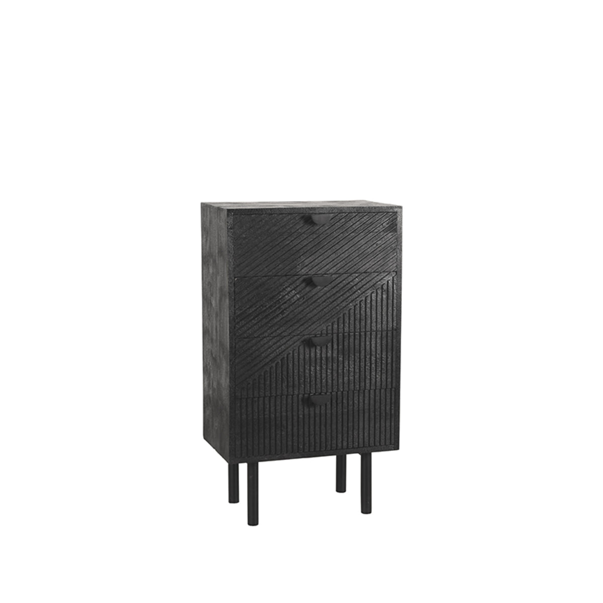 LABEL51 Cotia chest of drawers - Black - Mango wood