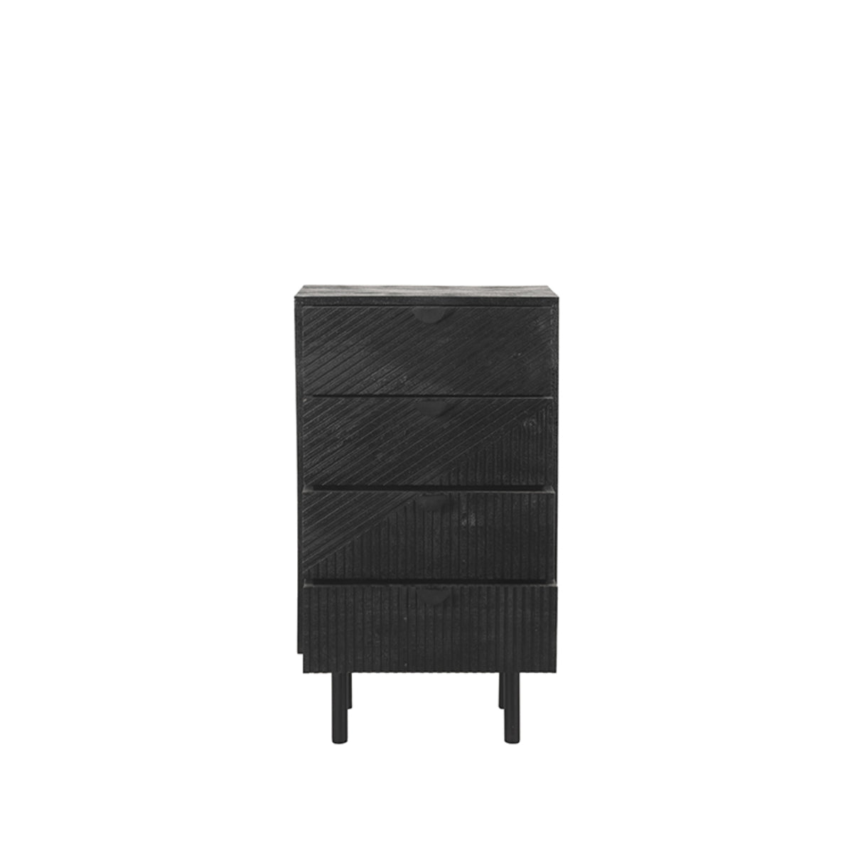 LABEL51 Cotia chest of drawers - Black - Mango wood