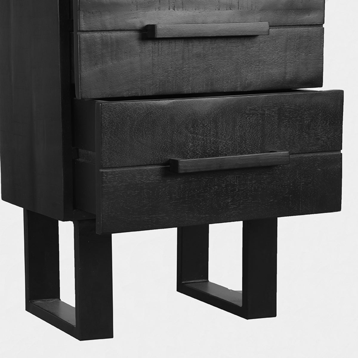 LABEL51 Santos chest of drawers - Black - Mango wood