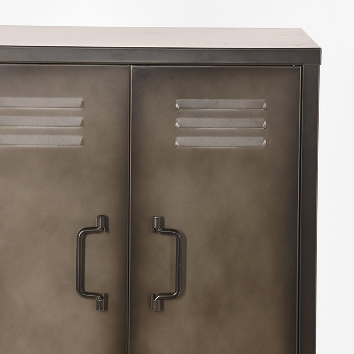LABEL51 Storage Cabinet Fence - Vintage Metal - Metal