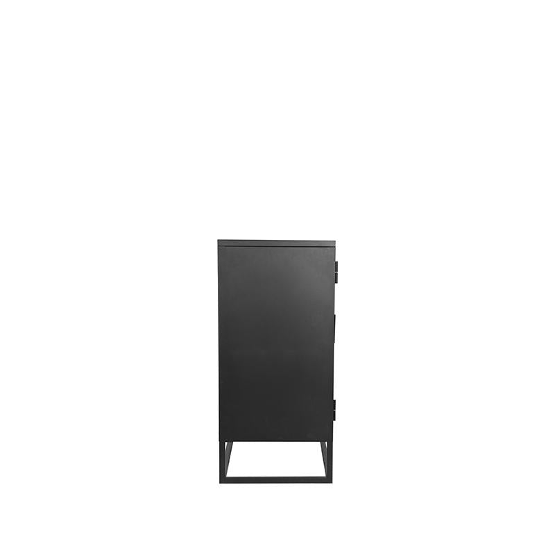 LABEL51 Level display cabinet - Black - Metal - 85x40x85 cm