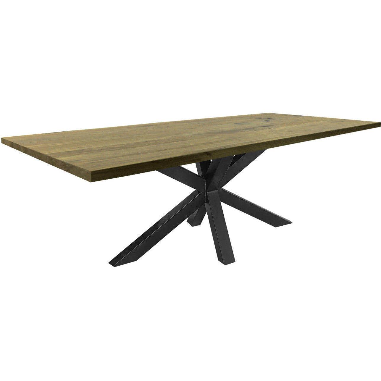 Dining table | Rectangle | Greywash | Oak wood | Lacquered | Spiderpaw