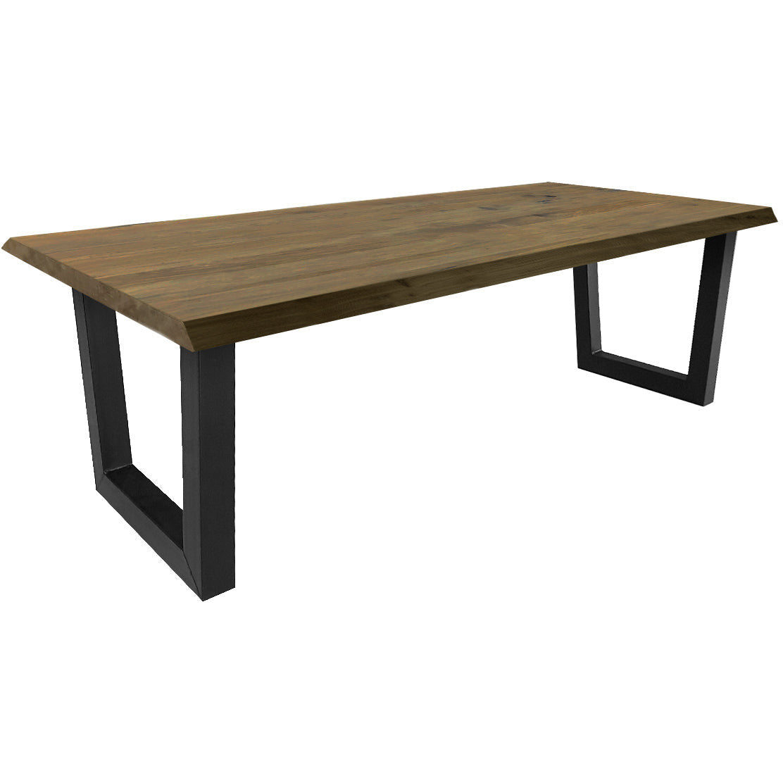 Dining table | Rectangle | Warm brown | Oak wood | Lacquered | U-leg