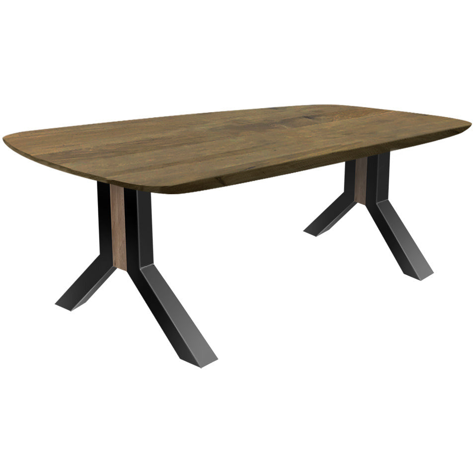 Dining table | Rectangle | Warm brown | Oak wood | Lacquered |