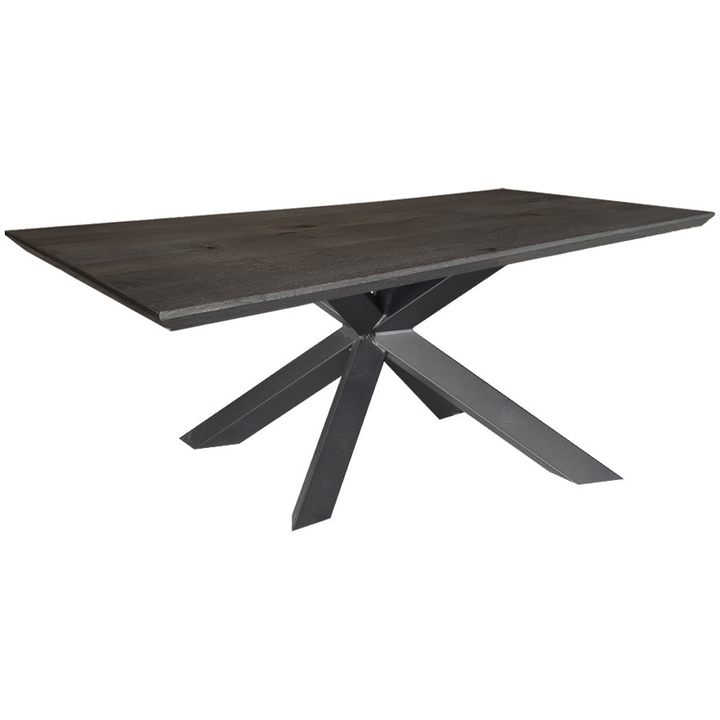Dining table | Rectangle | Black | Oak wood | Lacquered | Spiderpaw