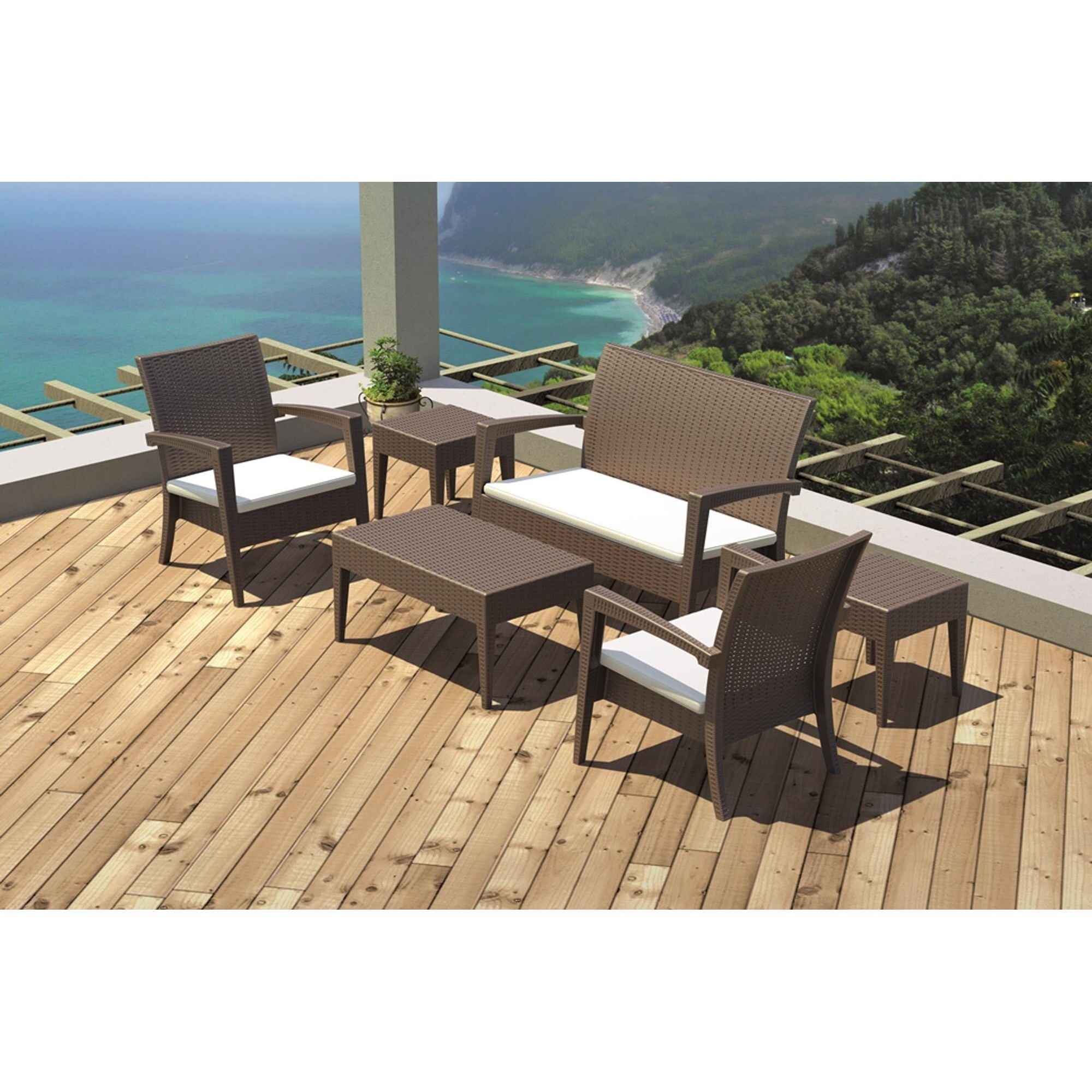 Garbar ipanema side table outdoor 45x45 white
