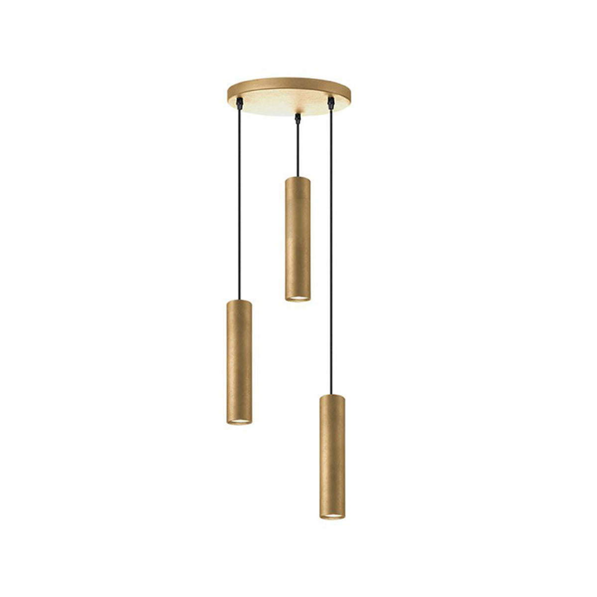 LABEL51 Hanging lamp Ferroli - Antique gold - Metal - 3-light