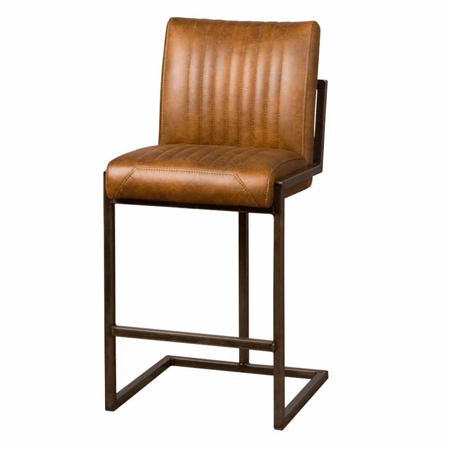 Ferro Bar chair - fabric Savannah light brown - Bar chairs