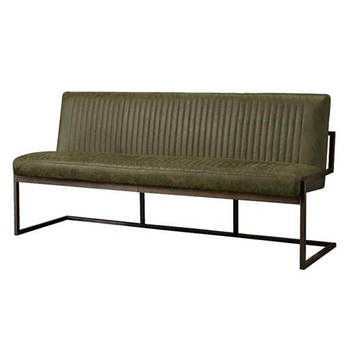 Ferro Bench 155 - fabric Savannah green - Dining room benches
