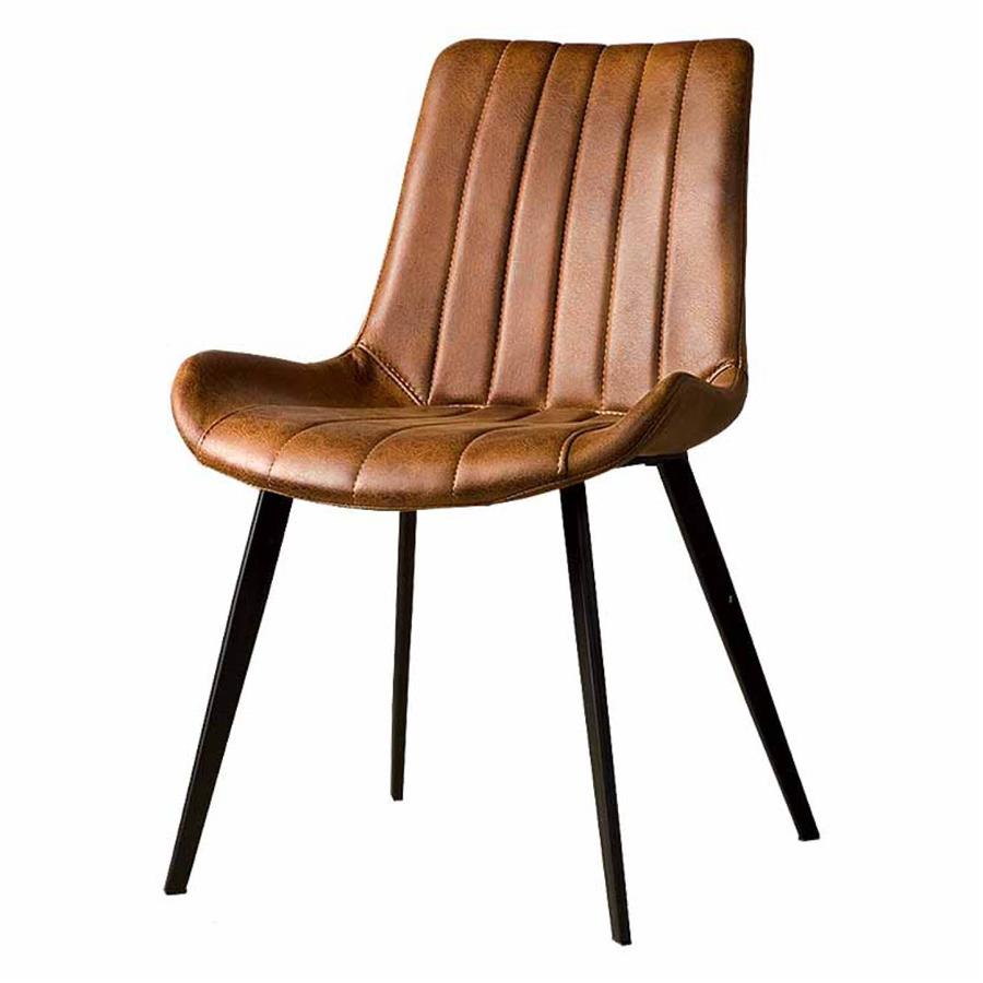 Eljas Chair - fabric Savannah light brown - Dining room chairs