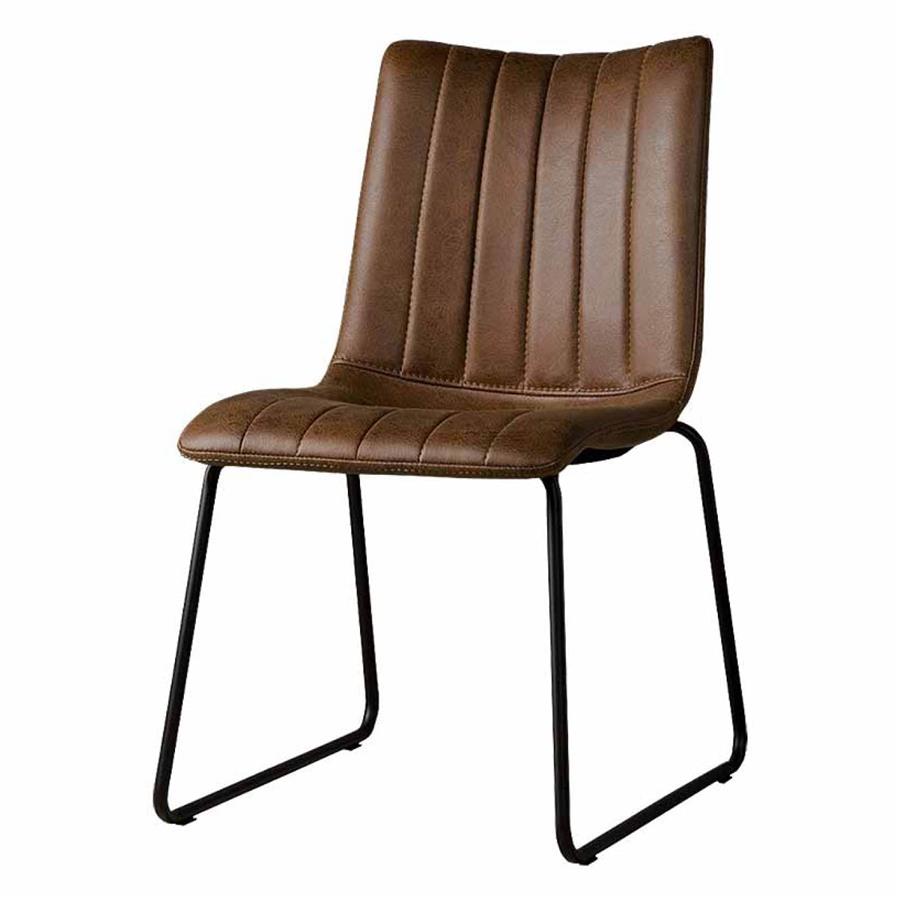 Bunol Chair - fabric Savannah dark brown - Dining room chairs
