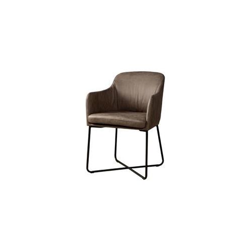 Albufera Armchair - fabric Middle gray 06 - Dining room chairs