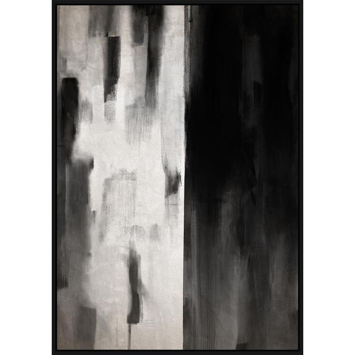 Oil painting incl. black frame 100x140cm