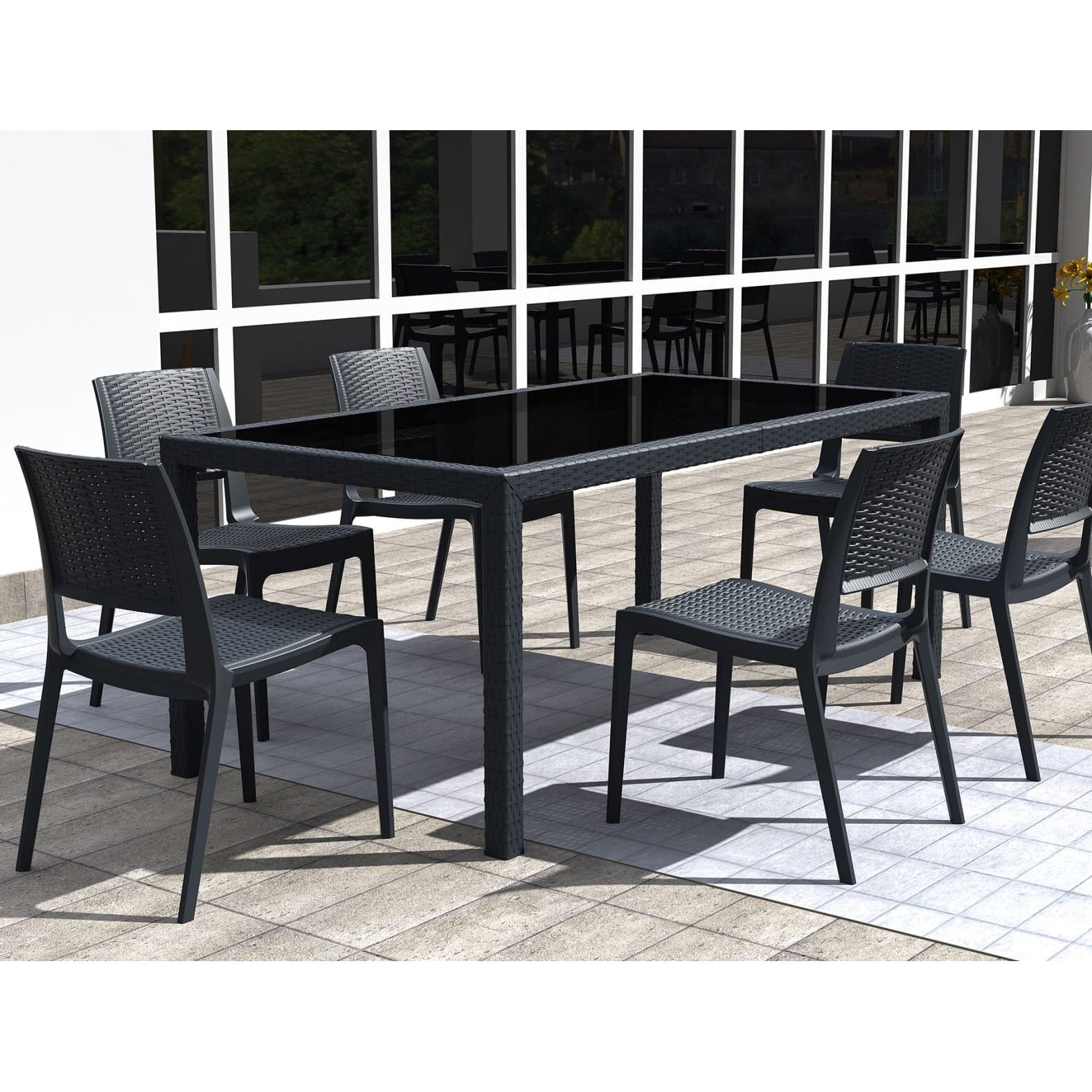 Garbar Pacific rectangular table indoors, outdoors 180x90