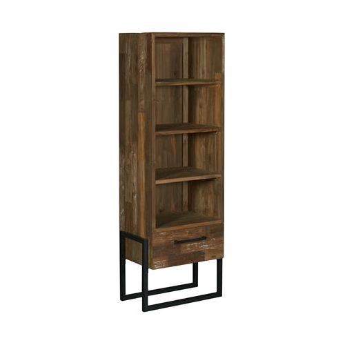 Potenza Bookcase with 1 drawer | Teak wood (recycled) |