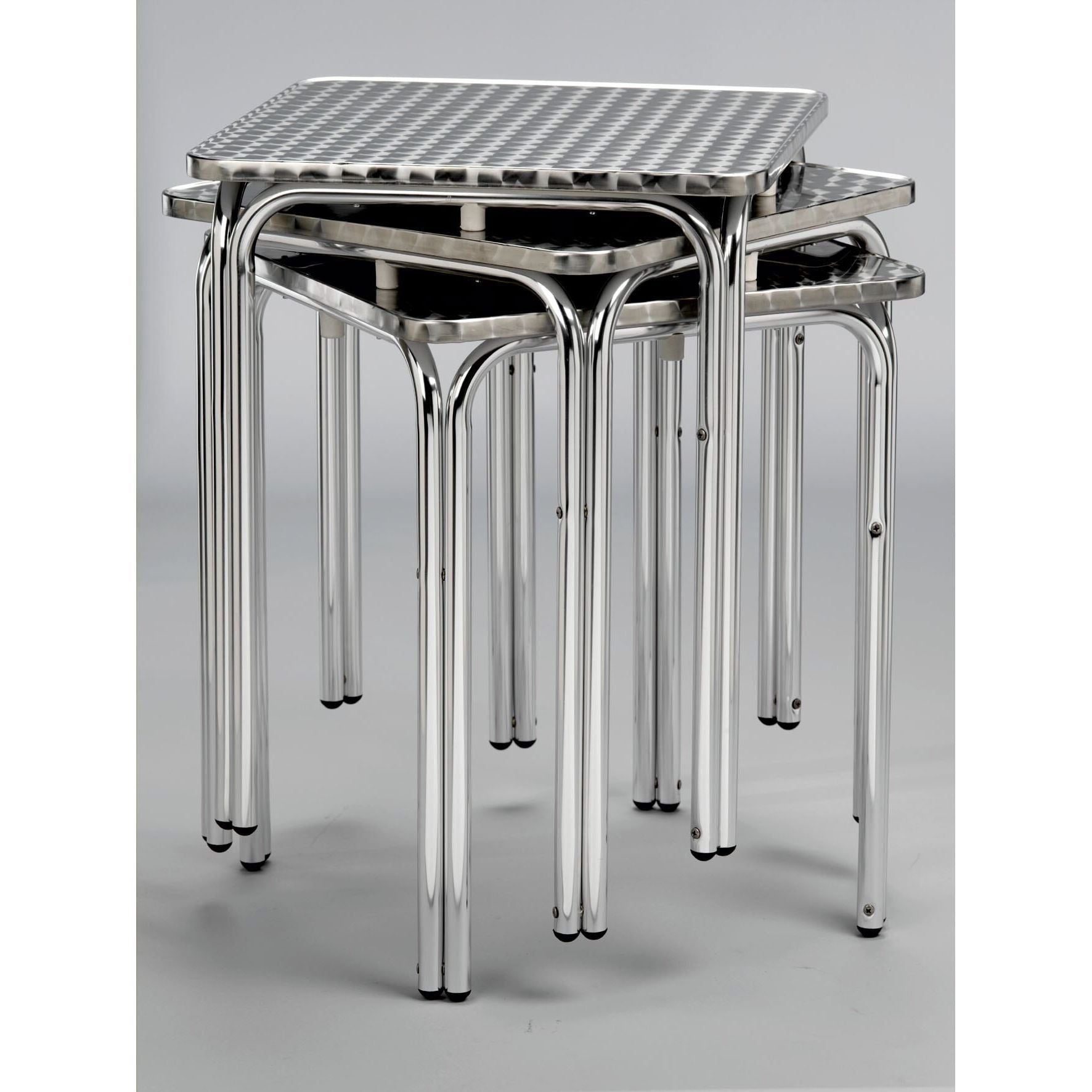 Garbar Raya Square Table Outdoor 60x60 Satinless gray