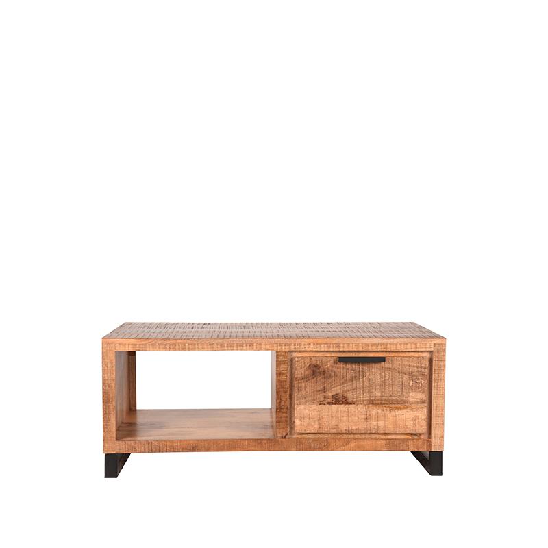 LABEL51 Coffee table Glasgow - Rough - Mango wood - 110x60 cm