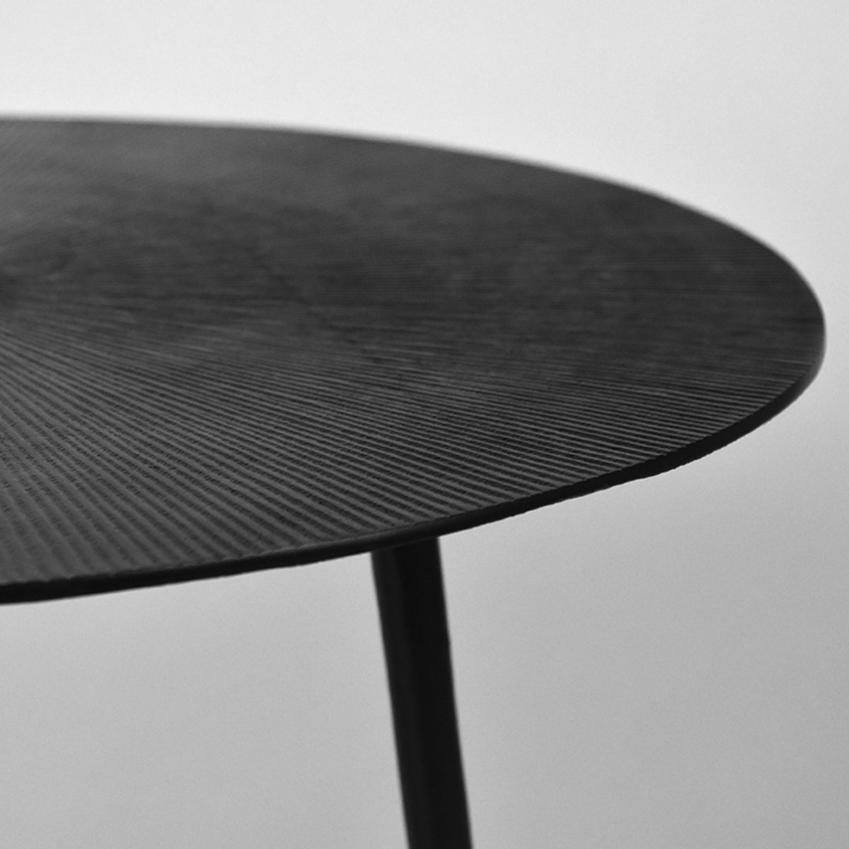 LABEL51 Coffee table Nobby - Black - Metal - 50 cm