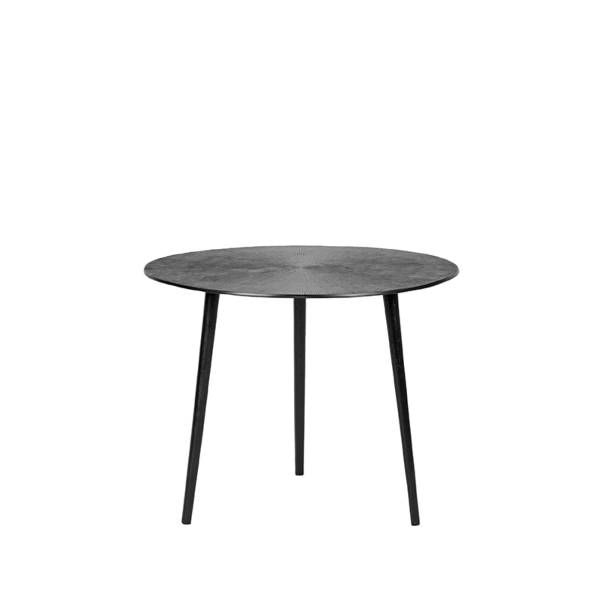 LABEL51 Coffee table Nobby - Black - Metal - 50 cm