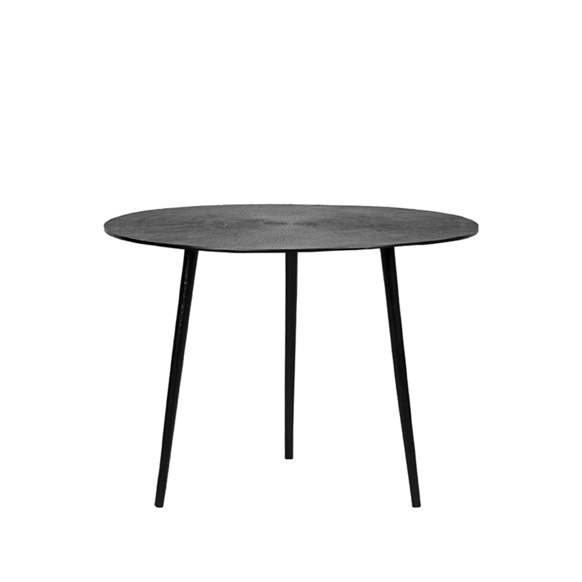LABEL51 Coffee table Nobby - Black - Metal - 60 cm