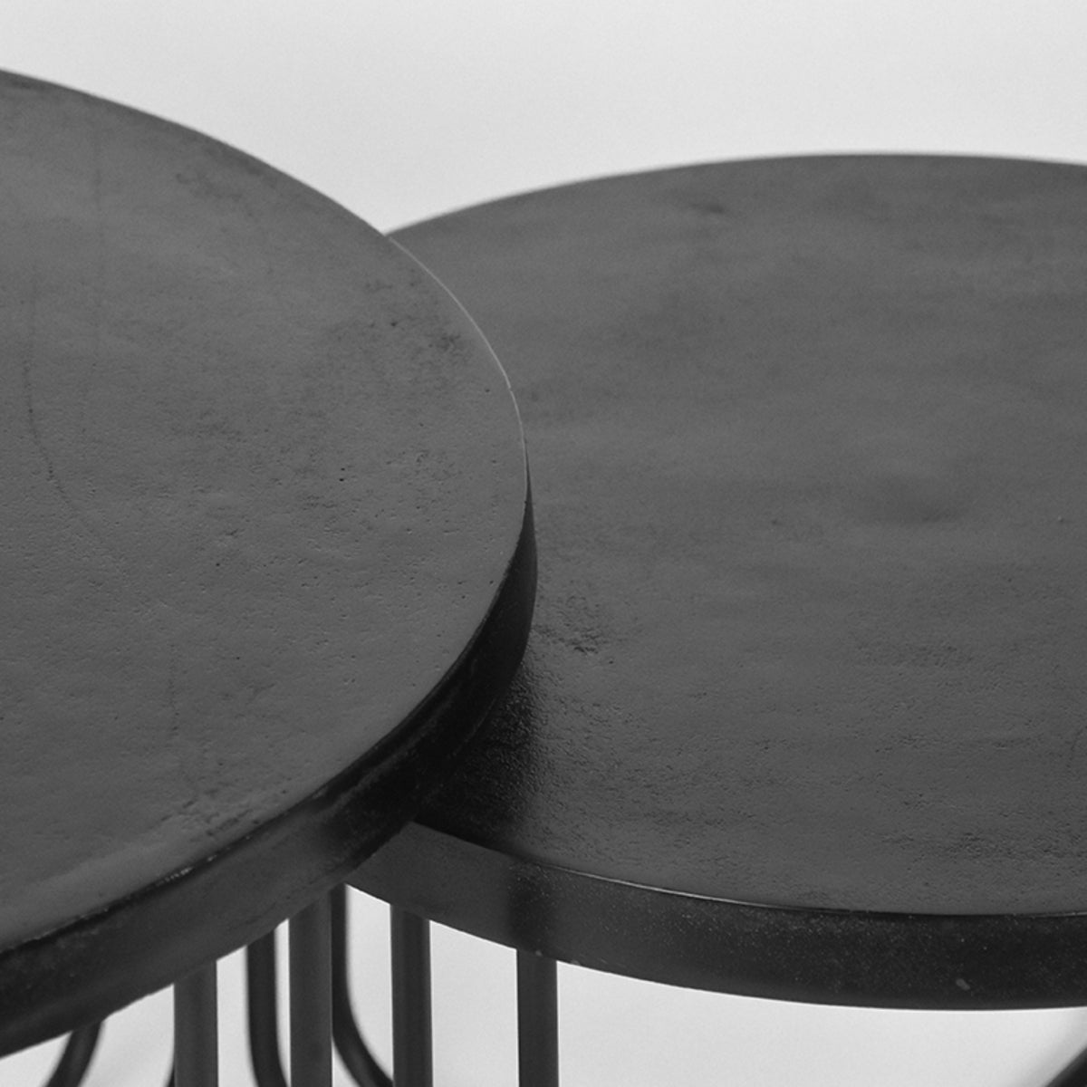 LABEL51 Coffee Table Set Brute - Black - Metal