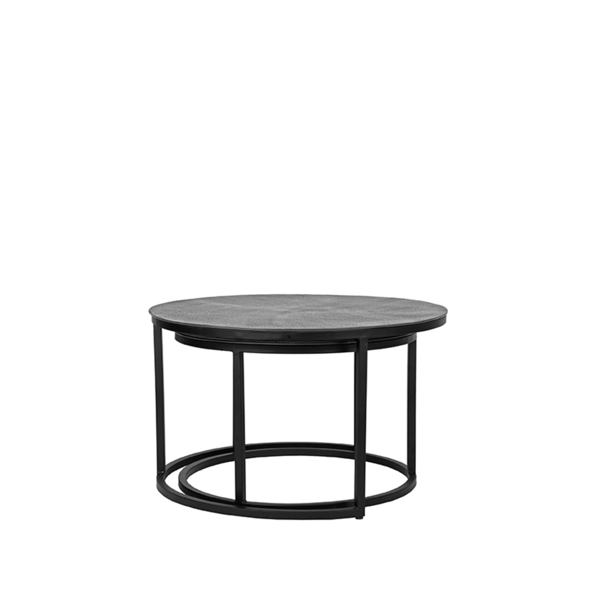 LABEL51 Coffee table Grand - Antique ash - Metal - 75 cm