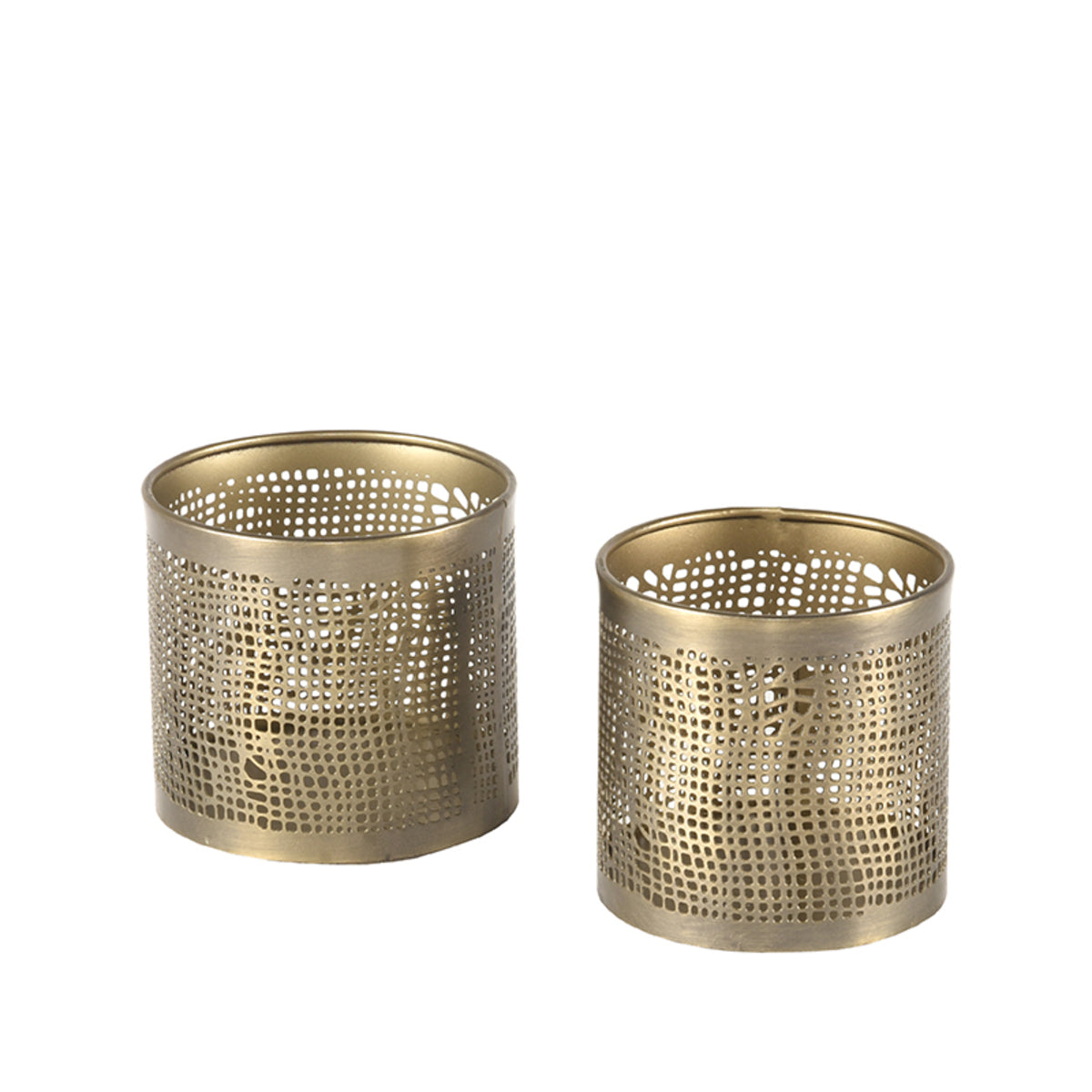 LABEL51 Candle holders - Antique gold - Metal - M