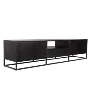 TV-meubel Long Beach Zwart